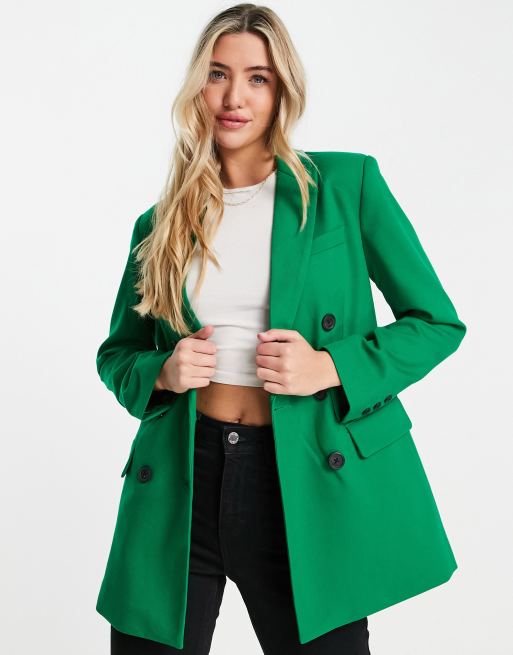 manteau stradivarius vert