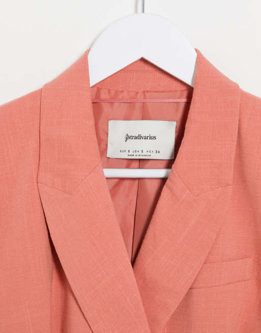 Blazer stradivarius outlet pink