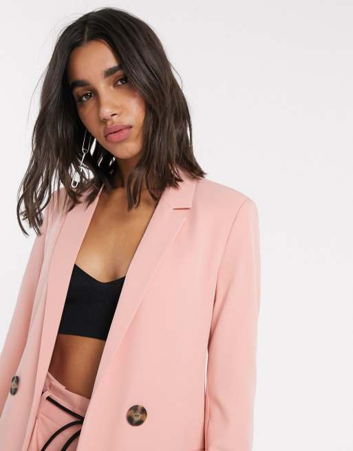 Stradivarius blazer in pink |