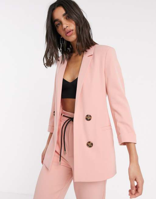 Stradivarius blazer in pink |