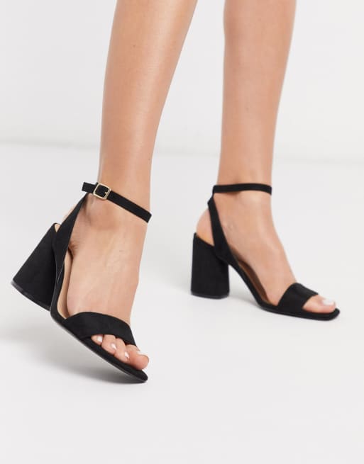 Sandales a talons clearance noire