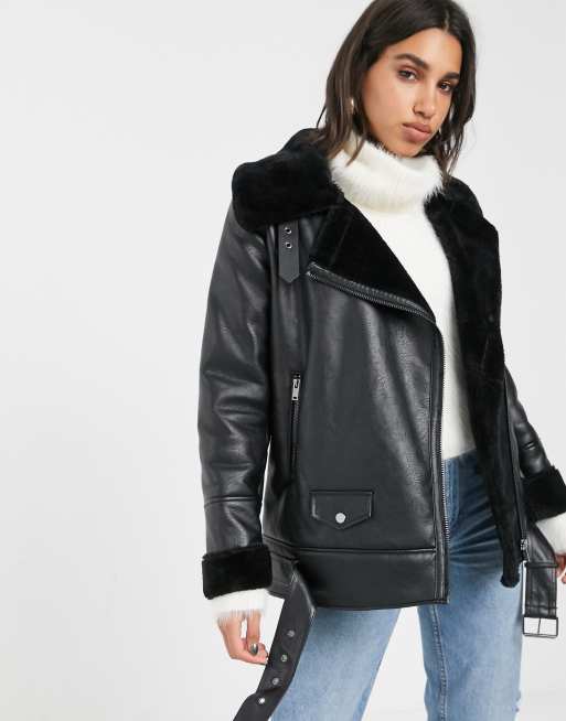 manteau aviateur stradivarius