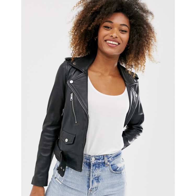 Veste en best sale cuir stradivarius