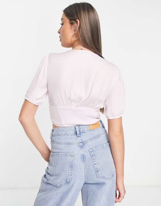 Stradivarius blusa romantica hot sale