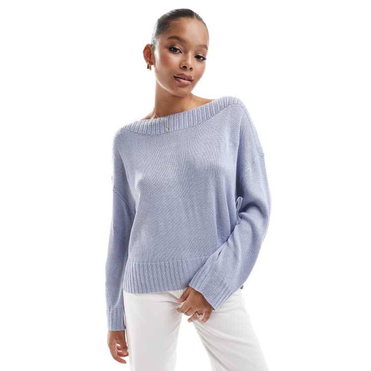 Pastel blue sweater best sale