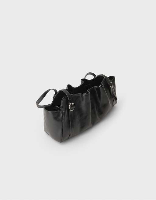 Stradivarius borsa da spalla con fibbia nera, 4 di 4