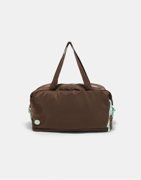 Stradivarius - Borsa marrone a contrasto - view 1
