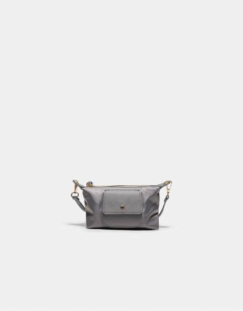 Stradivarius borsa mini a contrasto color pietra - view 1