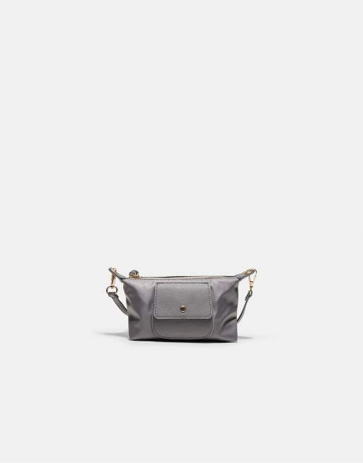 Stradivarius borsa mini a contrasto color pietra
