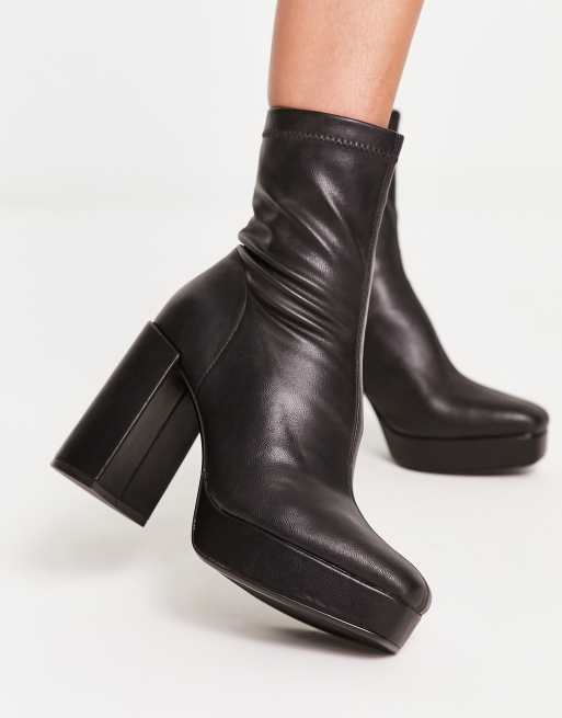 Bottine chaussette outlet stradivarius