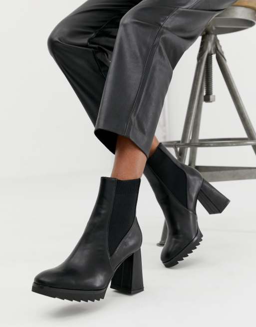 bottines transparentes stradivarius