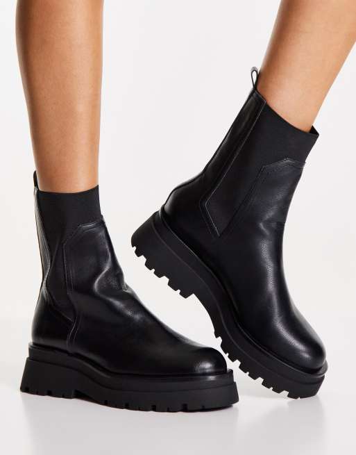 Bottines 2024 noires stradivarius