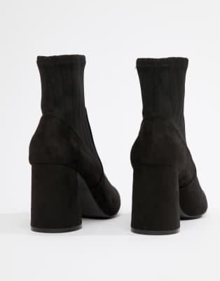 bottine effet chaussette