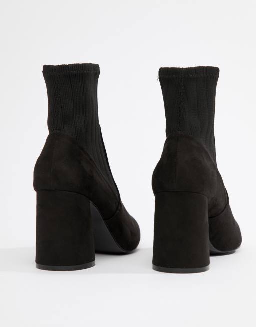 Bottines shop chaussettes stradivarius