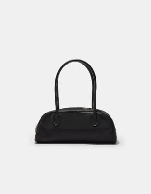 Stradivarius - Bowlingtasche aus Nylon in Schwarz