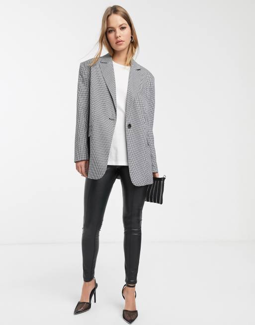 blazer in dogtooth | ASOS