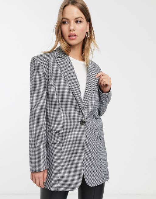 Houndstooth deals boyfriend blazer