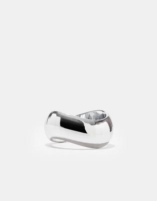 Stradivarius - Bracelet style boule à facettes - Gris