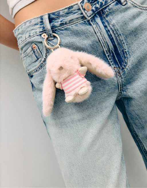 Stradivarius - Breloque lapin - Rose pâle, 2 de 3