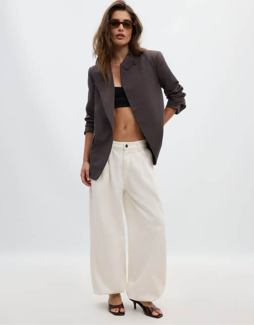 Stradivarius – Bruna, genomskinliga sandaler med taxklack, 2 av 7
