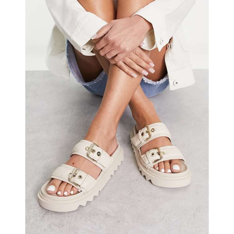 Asos cheap buckle sandals