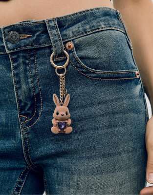  Bunny charm keyring 