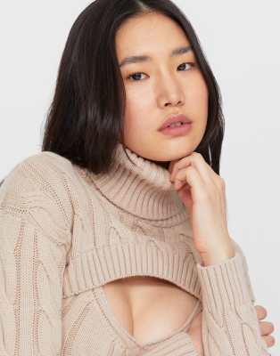 stradivarius knit vest