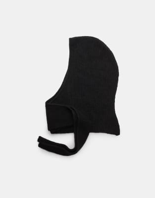 Stradivarius - Cagoule classique en maille - Noir