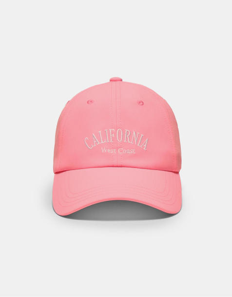 Stradivarius - California - Cappellino rosa fluo - view 1
