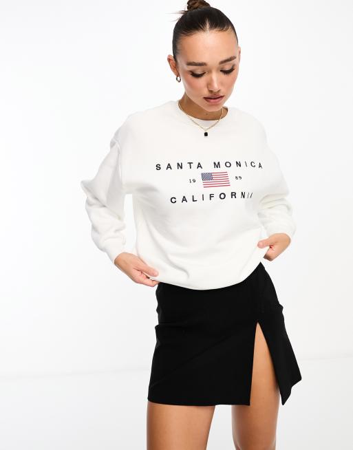 Women's Santa Monica Applique Oversized Sweatshirt