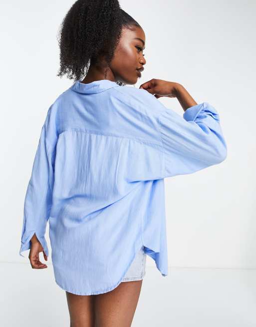 Donna Stradivarius Stradivarius Camicia Oversize Stradivarius