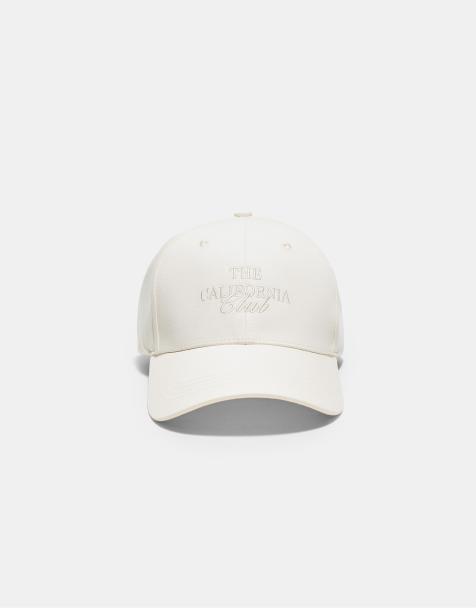 Stradivarius - Cappellino ricamato color ecru - view 1