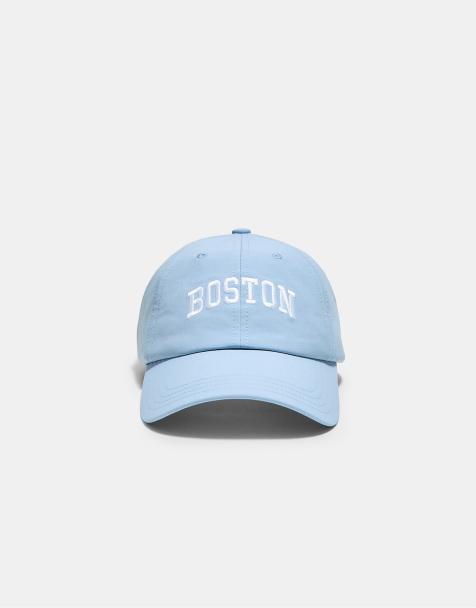 Stradivarius cappellino sportivo Boston ricamato blu - view 1