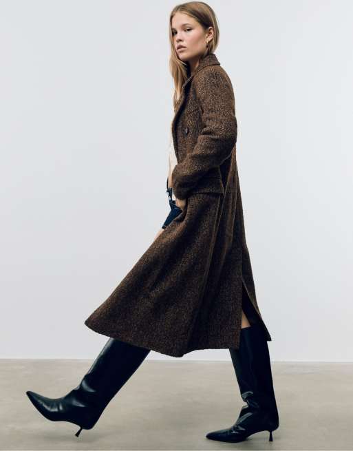 Cappotto Corto Stradivarius Cappotto Quadri Stradivarius Cappotto