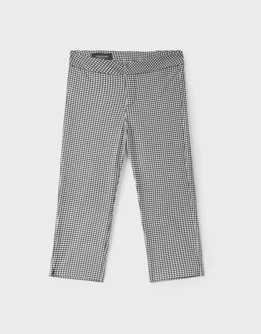 Stradivarius capri en bengaline à carreaux, 6 de 7