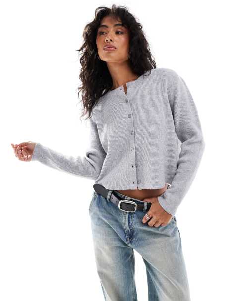 Stradivarius - Cardigan grigio - view 1