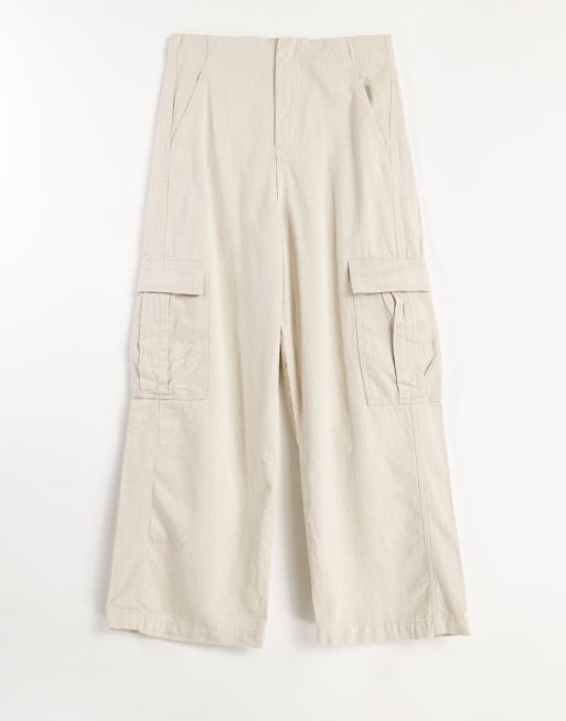 stradivarius cargo trousers