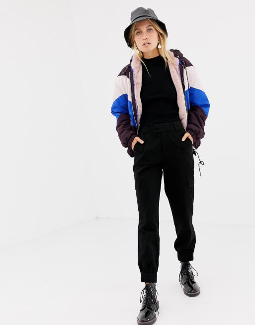 Stradivarius cargo pants in black ASOS