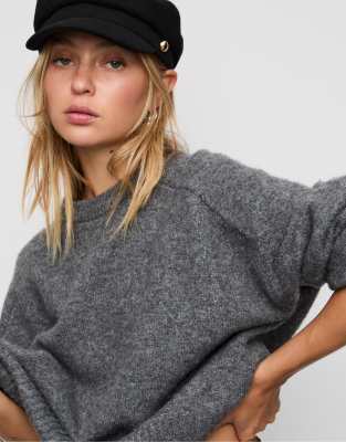 Stradivarius - Casquette à clous - Noir