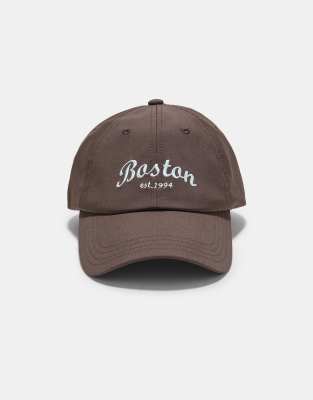 Casquette brodée - Marron M