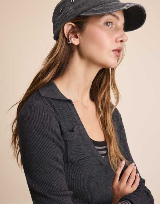 Stradivarius casquette marin gris foncé, 2 de 4