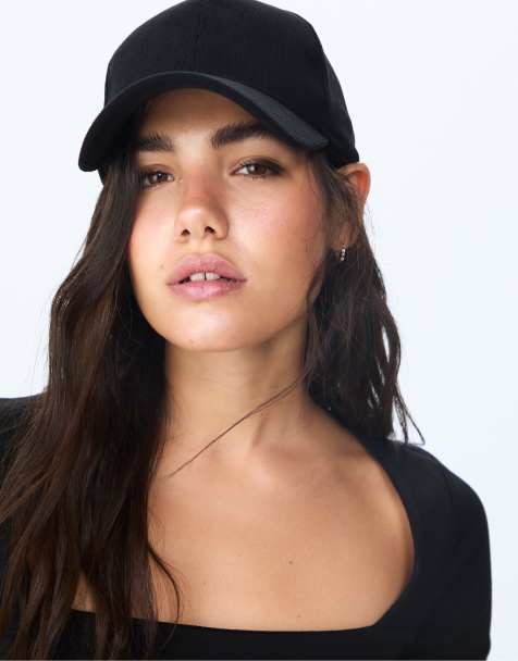 Stradivarius - Casquette texturée basique - Noir - view 1