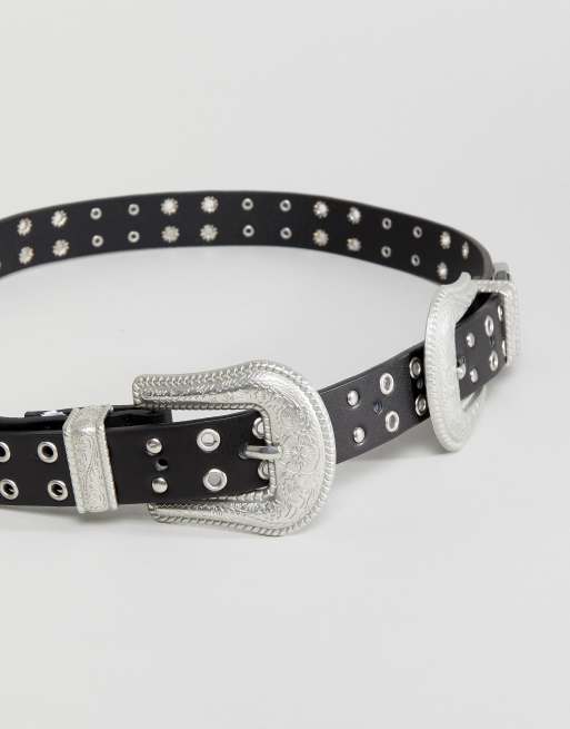 Stradivarius ceinture 2025 double boucle