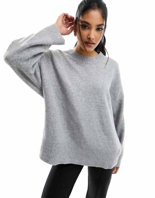 Long grey clearance jumper