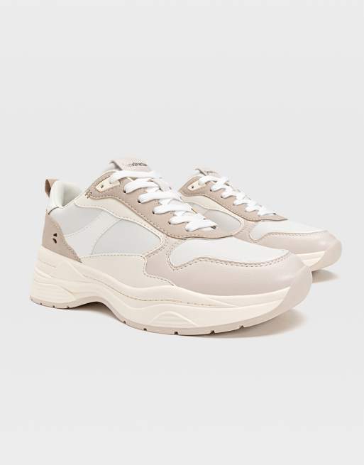 stradivarius chunky trainers