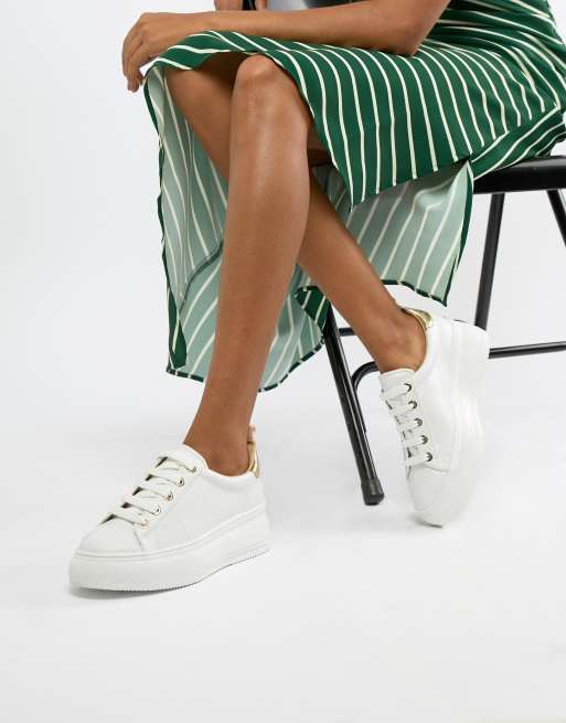 stradivarius chunky trainers