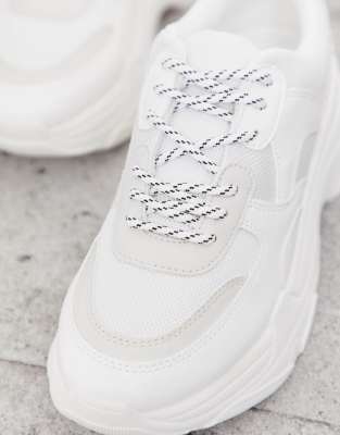 stradivarius chunky trainers