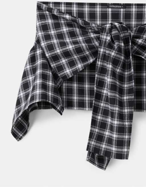 Stradivarius cintura effetto camicia nera, 4 di 4