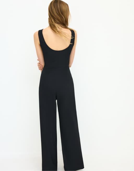 Stradivarius - Combinaison sans manches - Noir, 3 de 4