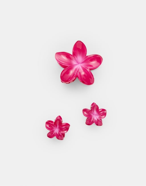 Set 2 Pezzi Pettine Flamenco E Clip Fiore - Accessori Festa Sivigliana